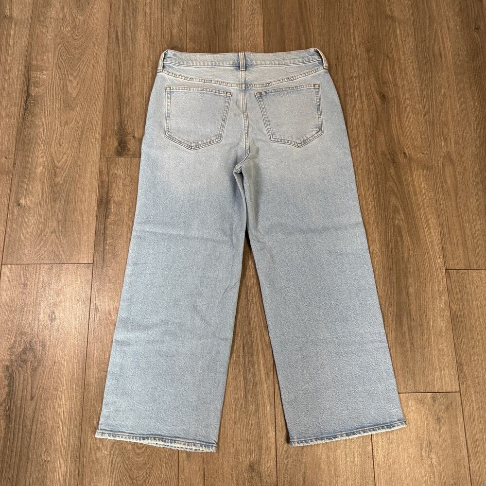J Crew 1996 Slim Wide Leg Denim Jeans US Women's 28 Petite New - Picture 4 of 8